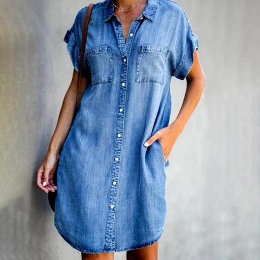 ჯინსის კაბა, Slim Fit Dress
