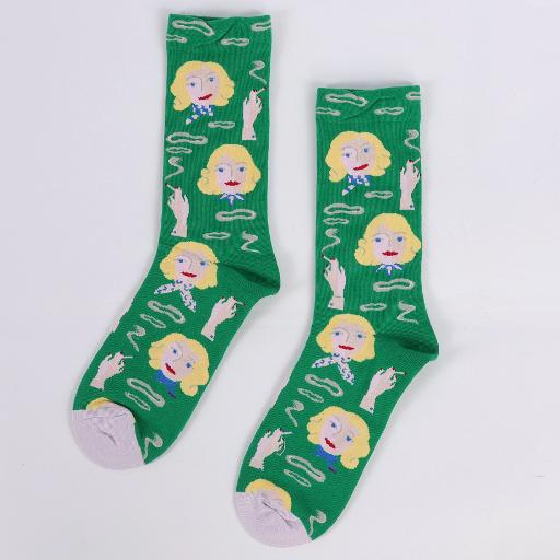 ნახატიანი წინდა ბამბუ კოდი 123639-1