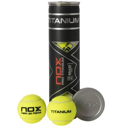 პადელის ბურთები TUBE OF 4 PRO TITANIUM BALLS