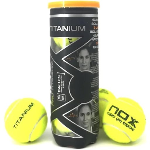 პადელის ბურთები TUBE OF 3 PRO TITANIUM BALLS