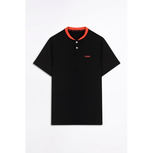 სპორტული მაისური MEN'S POLO SHIRT TEAM REGULAR BLACK SIZE S
