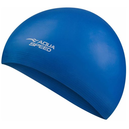 საცურაო ქუდი დიდებისთვის SOFT LATEX ლურჯი
