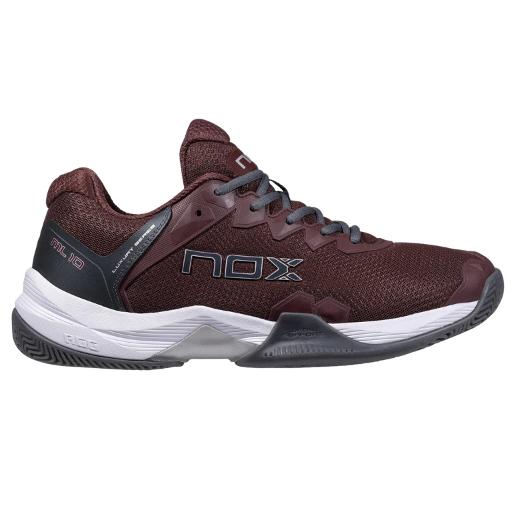 პადელის ფეხსაცმელი NOX ML10 HEXA RUM RAISIN/CHARCOAL ზომა Nº44